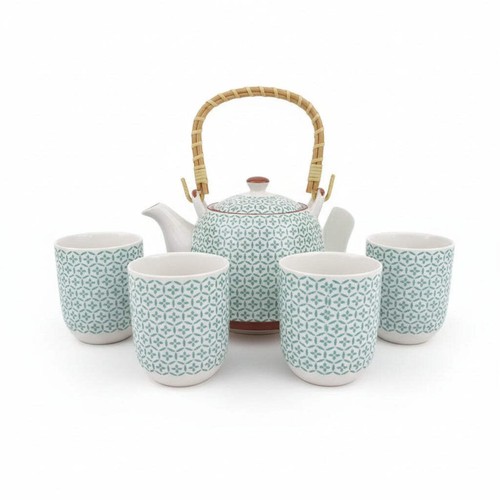 Herbal teapot set cups - teapot, 6