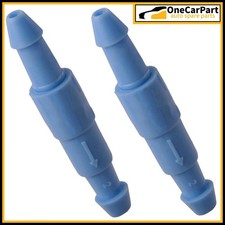 2 x For Land Rover Windscreen Washer Pipe Hose Tube One Way Non Return Valve