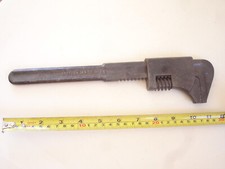 Vintage No.35 Jenbro Adjustable Wrench Spanner Stamped 1943. British Made. (S