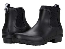 UGG Chevonne Chelsea Waterproof Black Wellie Rain Boots 2664 Size 5