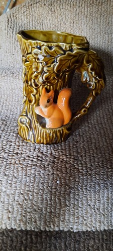 Vintage sylvac squirrel jug - vintage,