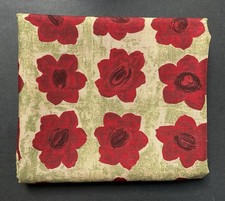 Vintage Liberty Print Varuna Wool fabric Red Floral 1980s ? 2 Metres