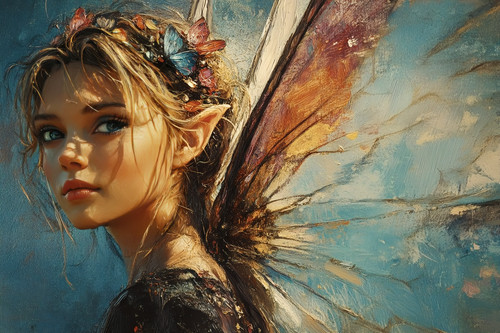Fairy canvas picture print - canvas,