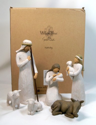 Willow tree pieces - willow, nativity