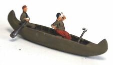 Canadian Canoe 1 paddler /sweating F266 UNPAINTED OO Scale Langley Models Kit