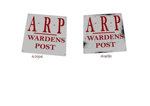 Ww2 arp wardens post - ww2, sign