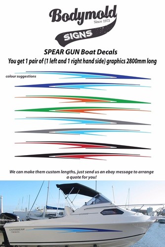 Designer boat graphics decals - graphics,