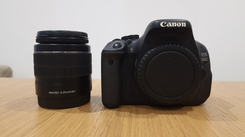 Canon eos 600d - 600d, black