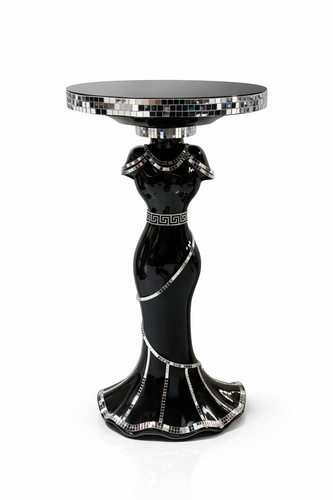 Black venetian mirrored - venetian,