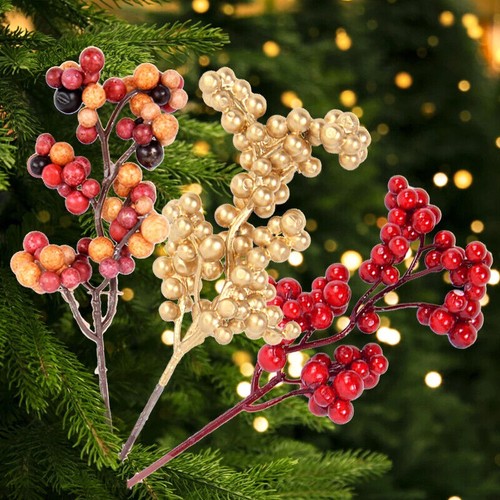 10pcs artificial berry - artificial, stems