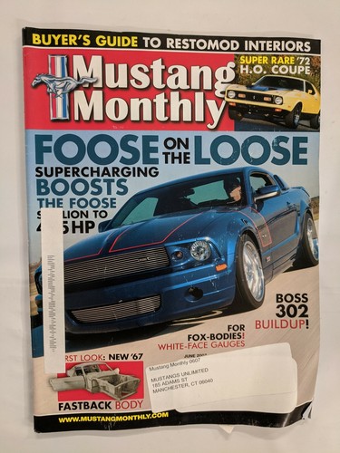 Mustang monthly magazine - magazine, june