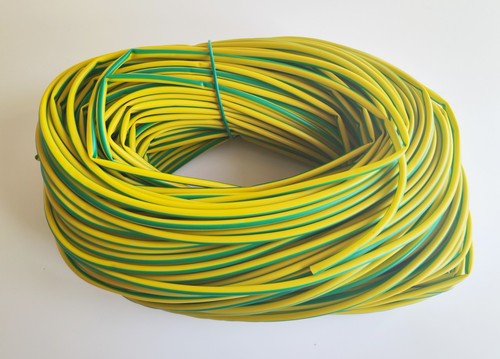 6mm green yellow earth - 6mm, green/yellow