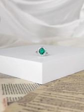 Oval Emerald Green Gemstone