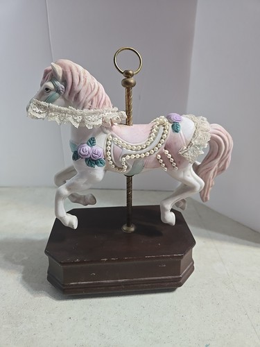 Vintage porcelain carousel - vintage,