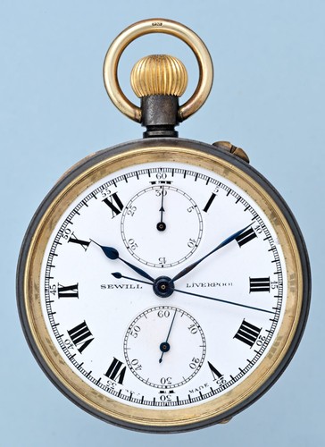 Antique gunmetal minute - antique,