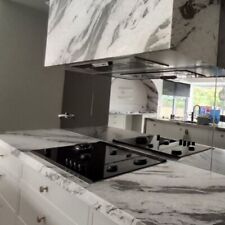 Polished Stainless Steel Cooker Splashback Mirror Kitchen Hob Splash Back Plate