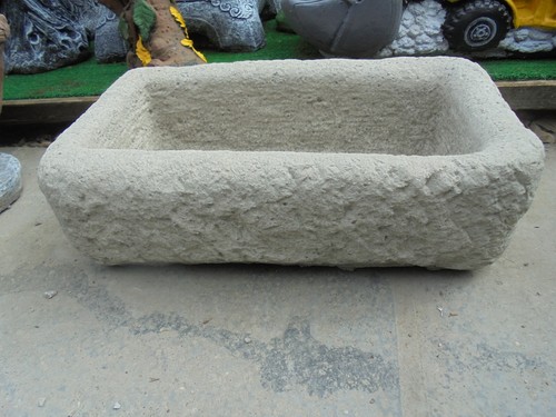 Small stone trough - , planter