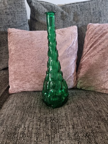 Vintage green glass - green, genie