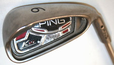 Ping K15 6 iron with Ping AWT regular flex steel shaft - black dot