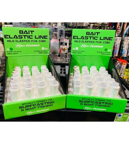 Elastic wire for bait - for, spool