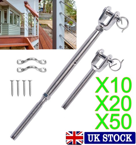 Stainless steel rigging screw - steel,
