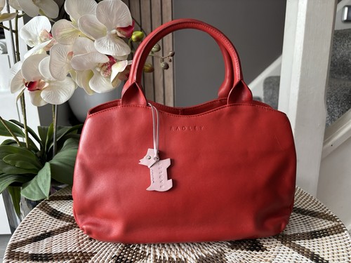 Radley london red leather - red, grab