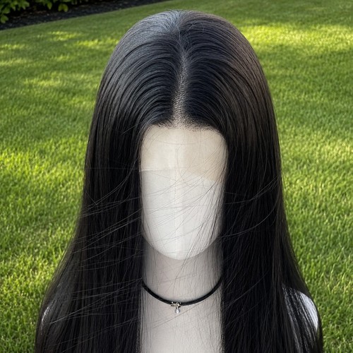 Black heat resistant - resistant, hair