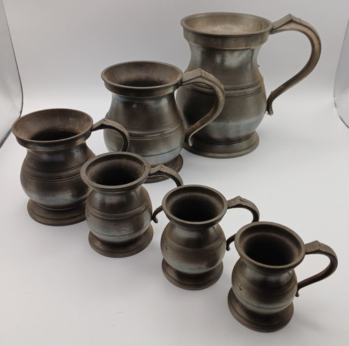 Vintage bel pewter tankard - bel,