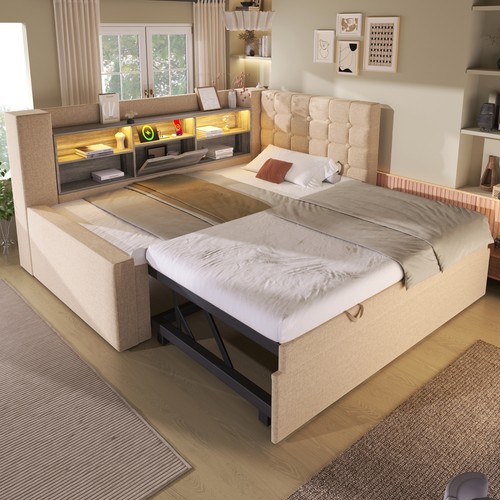 Upholstered daybed sofa bed - upholstered,