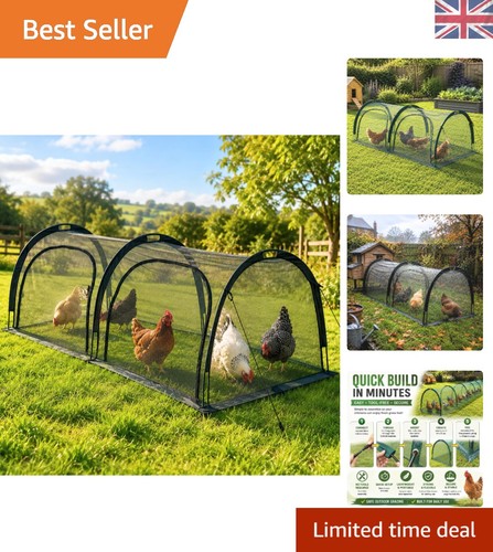 Chicken run hen house tunnel - house,