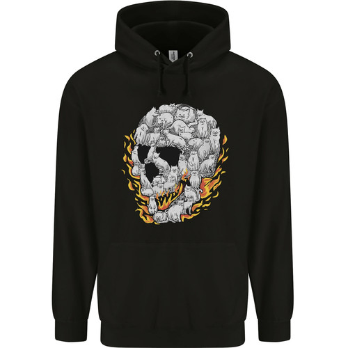 Fire skull made - skull,