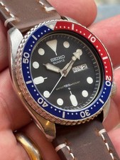Vintage 1980 Seiko 7548-7000 5J Pepsi Bezel 150m Diver + serviced + new strap