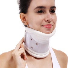 Medical Cervical Neck Brace Collar with Chin Support for Stiff Neck Pain Relief 