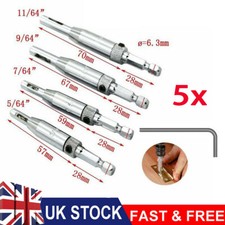 Door Lock Hinge Drill Bit Set