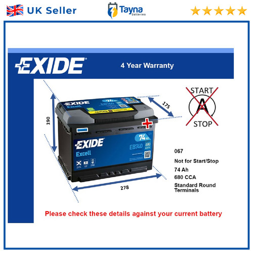 Battery fits kia - kia, venga