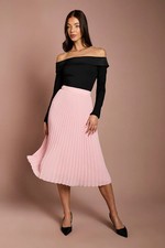 Coast Light Pink Midi Skirt