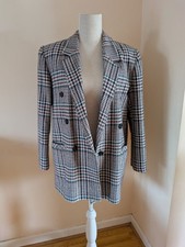 Ladies Vintage Checked Coat