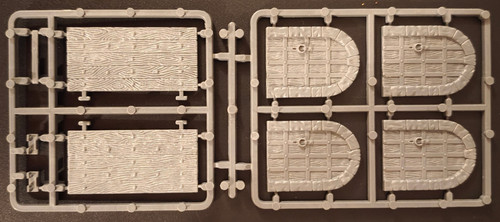 Fortress castle door sprue - fortress,