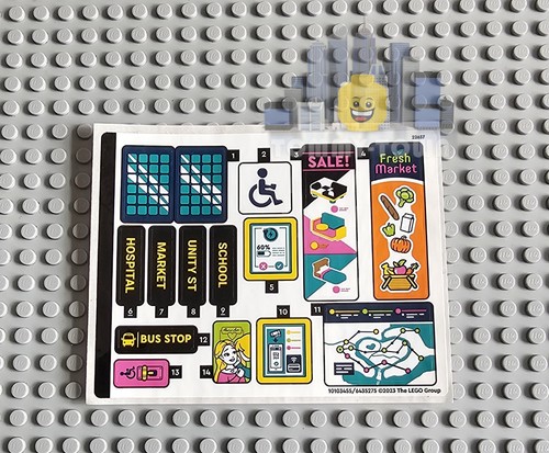 Lego friends sticker sheet - lego,