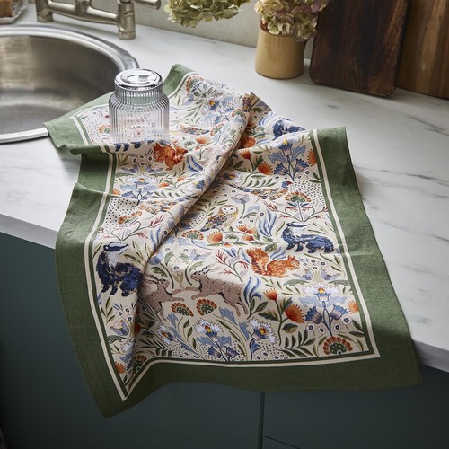 Cotton tea towel ulster - tea,
