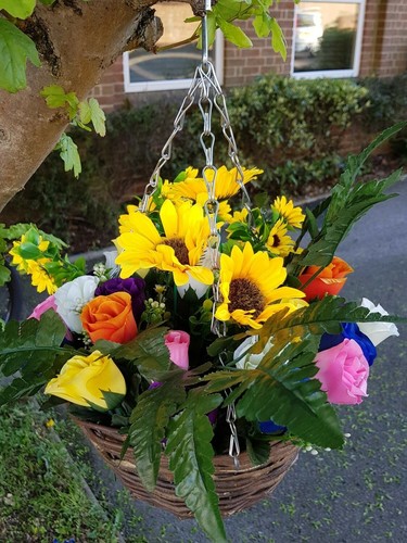 Artificial hanging basket - artificial,