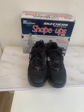 Skechers Shape Ups Men’s Black Rendition XT Trainers Size 8 New Boxed DVD