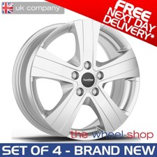 4x17" SuperMetal 'Hammer' Silver Alloy Wheels- Ducato, Boxer & Relay - PCD 5x130