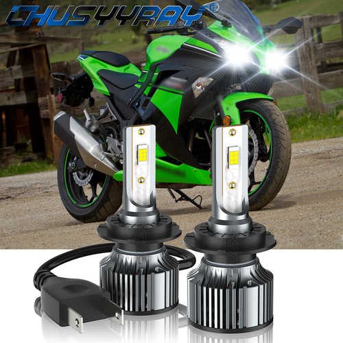 Pair led headlight bulbs - h7,