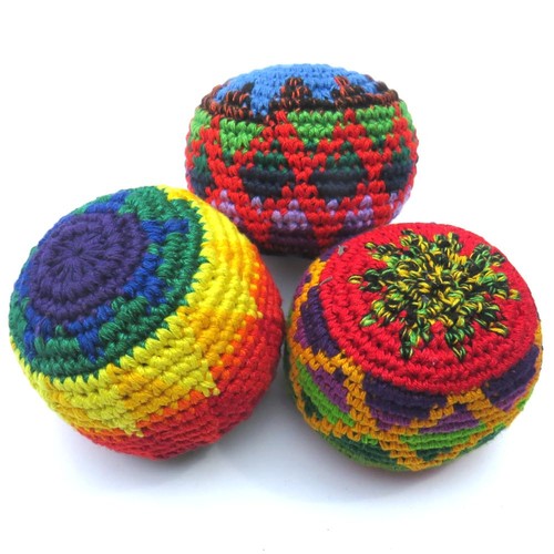 Siesta hacky sack - hacky, knitted