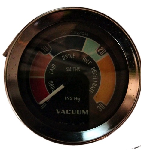 Smiths coloured vacuum gauge - vacuum,