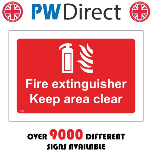 Sign fire extinguishers keep - fire,
