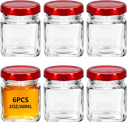 6pcs 2oz square mini - 6pcs,