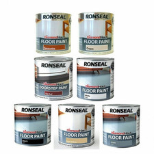 Ronseal Diamond Hard Floor Paint - Wood & Concrete Floors 750ml -2.5L 5L Satin