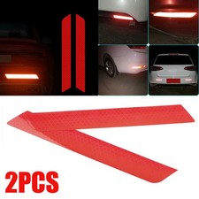 Red Reflector Warning Sticker
